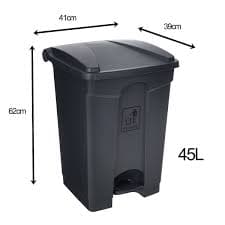 Sidra Garbage Bin With Pedal - GB45L Sidra Garbage Bin With Pedal - GB45L